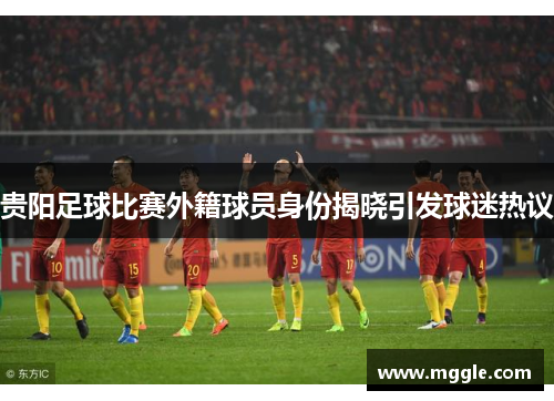 贵阳足球比赛外籍球员身份揭晓引发球迷热议
