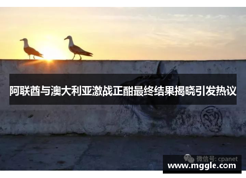 阿联酋与澳大利亚激战正酣最终结果揭晓引发热议